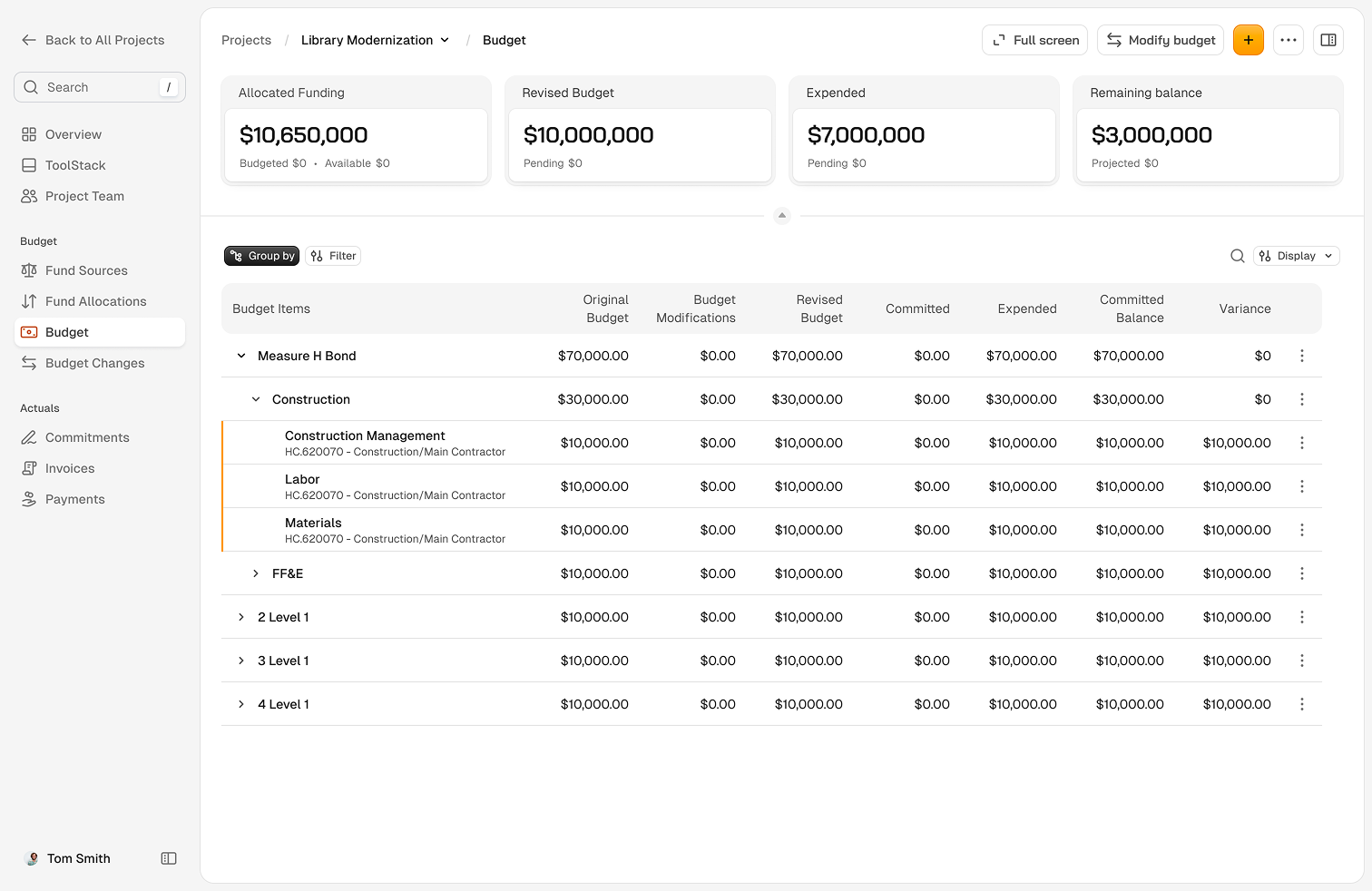Projektr Construction Platform screenshot