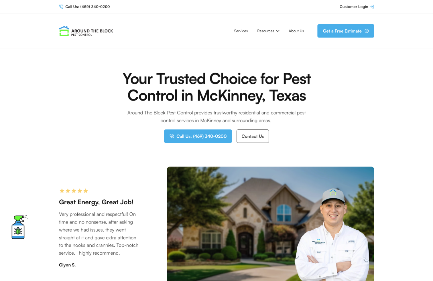 Around The Block Pest Control screenshot
